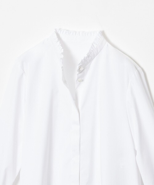 LOULOU WILLOUGHBY(ルルウィルビー)の「ティアードフリルワンピース(シャツワンピース・レディース・ブラック/ホワイト・2)」の4枚目の写真