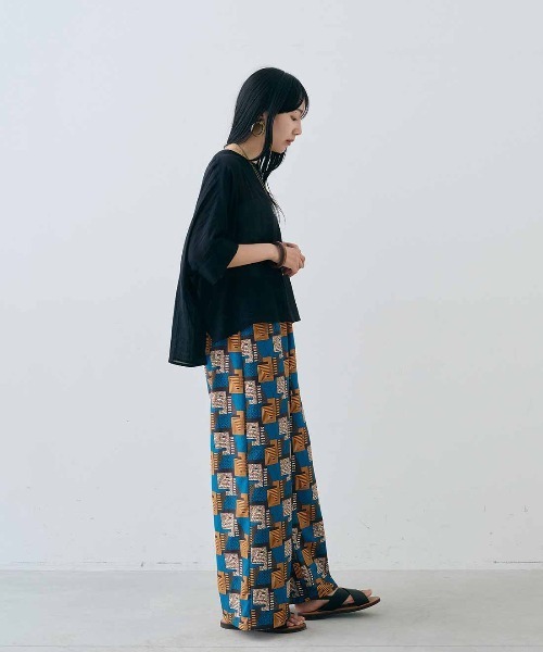 MEDE19F(メデジュウキュウ)の「MEDE19F シングルガーゼドルマントップス(その他トップス・レディース・レッド/ブルー/ブラック・M/L/LL)」の13枚目の写真