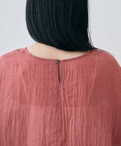 MEDE19F(メデジュウキュウ)の「MEDE19F シングルガーゼドルマントップス(その他トップス・レディース・レッド/ブルー/ブラック・M/L/LL)」の21枚目の写真
