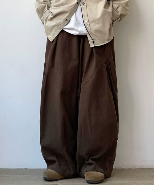 WESTBOY(ウエストボーイ)の「Y2K バルーンシルエット 軍パン ミリタリーカーゴパンツ WO26W7PT11(その他パンツ・メンズ・グリーン/ブラウン/ブラック・L/M/XL)」の2枚目の写真