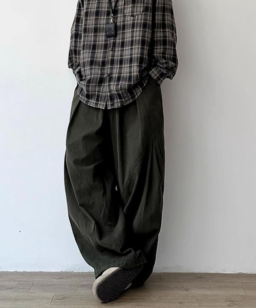 WESTBOY(ウエストボーイ)の「Y2K バルーンシルエット 軍パン ミリタリーカーゴパンツ WO26W7PT11(その他パンツ・メンズ・グリーン/ブラウン/ブラック・L/M/XL)」の11枚目の写真