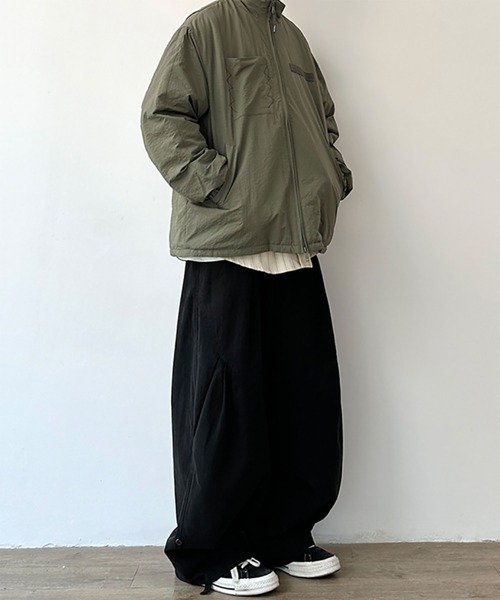 WESTBOY(ウエストボーイ)の「Y2K バルーンシルエット 軍パン ミリタリーカーゴパンツ WO26W7PT11(その他パンツ・メンズ・グリーン/ブラウン/ブラック・L/M/XL)」の4枚目の写真