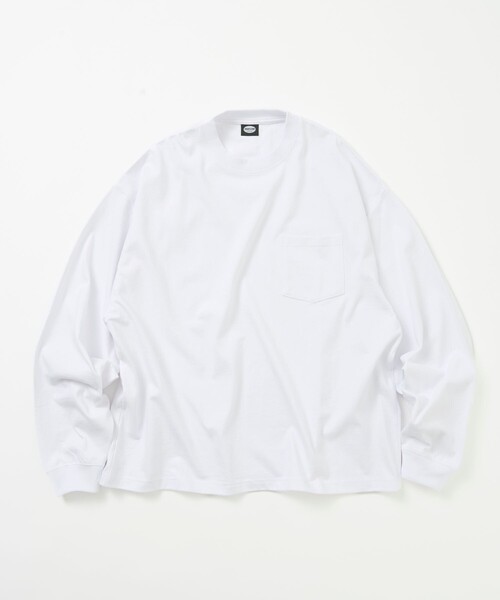FREAK'S STORE(フリークスストア)の「限定展開 9オンス Heavyweight ビッグシルエット クルーネック ロングスリーブTシャツ/ヘビーウェイト/ロンTEE(Tシャツ/カットソー・メンズ・ホワイト/スミクロ/ブラック/アッシュグレー・SMALL/MEDIUM/LARGE)」の5枚目の写真