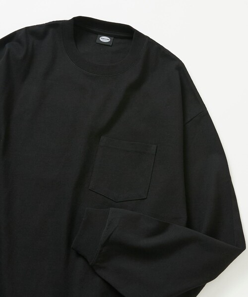 FREAK'S STORE(フリークスストア)の「限定展開 9オンス Heavyweight ビッグシルエット クルーネック ロングスリーブTシャツ/ヘビーウェイト/ロンTEE(Tシャツ/カットソー・メンズ・ホワイト/スミクロ/ブラック/アッシュグレー・SMALL/MEDIUM/LARGE)」の14枚目の写真