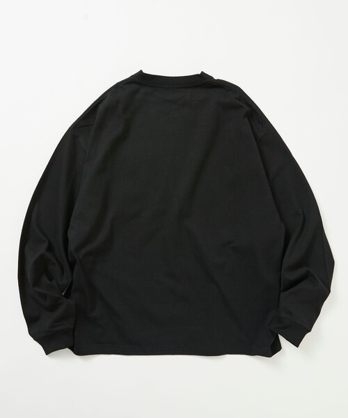 FREAK'S STORE(フリークスストア)の「限定展開 9オンス Heavyweight ビッグシルエット クルーネック ロングスリーブTシャツ/ヘビーウェイト/ロンTEE(Tシャツ/カットソー・メンズ・ホワイト/スミクロ/ブラック/アッシュグレー・SMALL/MEDIUM/LARGE)」の19枚目の写真