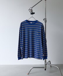 【Tough&Soft】天竺マルチボーダーロングスリーブTシャツ