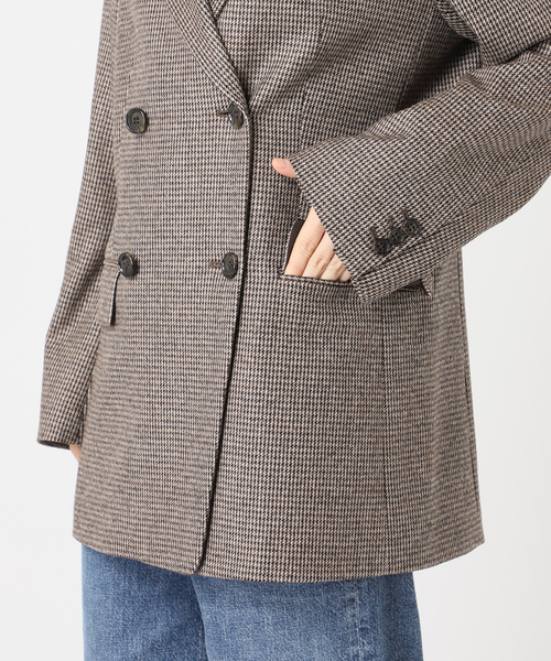 journal standard L'essage(ジャーナルスタンダードレサージュ)の「千鳥チェックジャケット(テーラードジャケット・レディース・ウッド・38/36)」の13枚目の写真