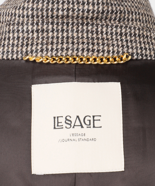 journal standard L'essage(ジャーナルスタンダードレサージュ)の「千鳥チェックジャケット(テーラードジャケット・レディース・ウッド・38/36)」の18枚目の写真