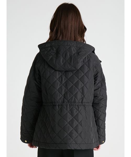 CELFORD(セルフォード)の「【Barbour Exclusive CELFORD】キルティングコート(ピーコート・レディース・アイボリー/ピンクベージュ/ブラック・36/38)」の6枚目の写真