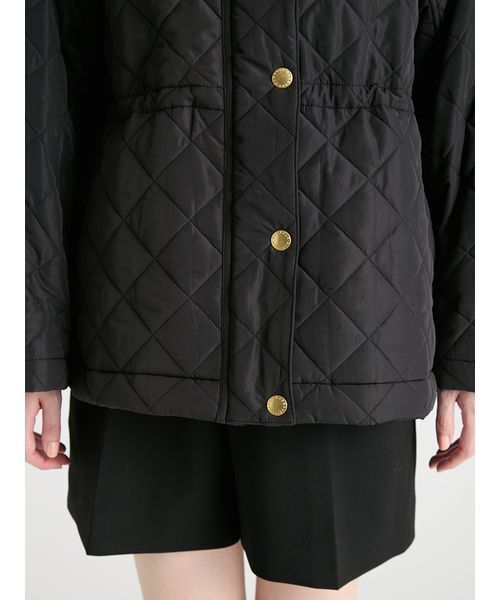CELFORD(セルフォード)の「【Barbour Exclusive CELFORD】キルティングコート(ピーコート・レディース・アイボリー/ピンクベージュ/ブラック・36/38)」の11枚目の写真