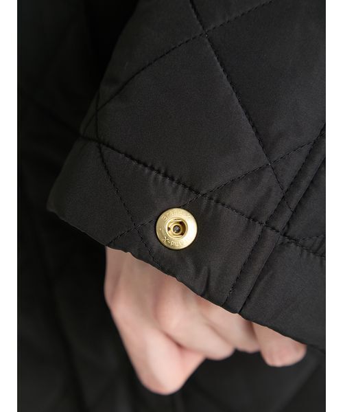 CELFORD(セルフォード)の「【Barbour Exclusive CELFORD】キルティングコート(ピーコート・レディース・アイボリー/ピンクベージュ/ブラック・36/38)」の12枚目の写真