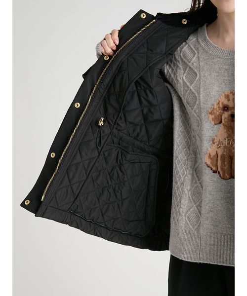 CELFORD(セルフォード)の「【Barbour Exclusive CELFORD】キルティングコート(ピーコート・レディース・アイボリー/ピンクベージュ/ブラック・36/38)」の17枚目の写真