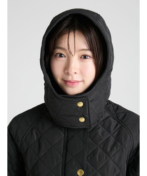 CELFORD(セルフォード)の「【Barbour Exclusive CELFORD】キルティングコート(ピーコート・レディース・アイボリー/ピンクベージュ/ブラック・36/38)」の19枚目の写真
