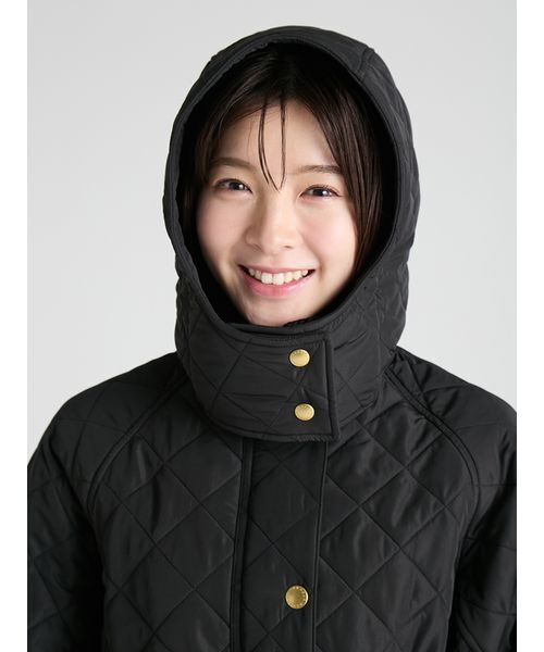 CELFORD(セルフォード)の「【Barbour Exclusive CELFORD】キルティングコート(ピーコート・レディース・アイボリー/ピンクベージュ/ブラック・36/38)」の20枚目の写真
