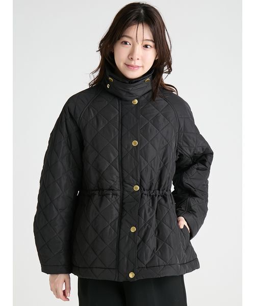 CELFORD(セルフォード)の「【Barbour Exclusive CELFORD】キルティングコート(ピーコート・レディース・アイボリー/ピンクベージュ/ブラック・36/38)」の22枚目の写真
