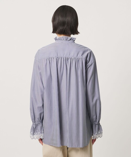 UNITED ARROWS(ユナイテッドアローズ)の「エンブロイダリー スタンドフリル シャツ(シャツ/ブラウス・レディース・その他7/オフホワイト/その他1・FREE)」の15枚目の写真