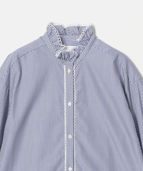 UNITED ARROWS(ユナイテッドアローズ)の「エンブロイダリー スタンドフリル シャツ(シャツ/ブラウス・レディース・その他7/オフホワイト/その他1・FREE)」の18枚目の写真