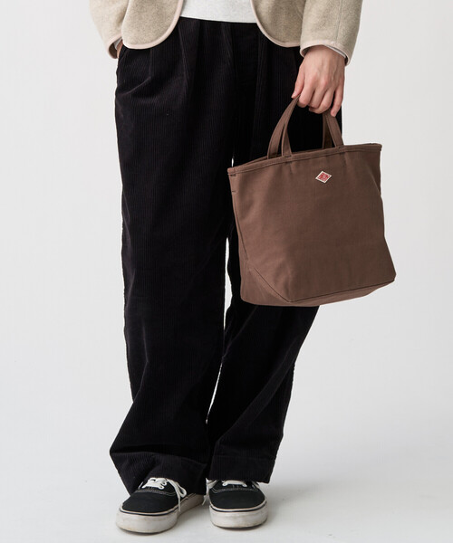 DANTON(ダントン)の「ORSAY MOYEN - Cotton Canvas 2-Way Bag(トートバッグ・レディース・ブラウン/アイボリー/レッド/ブルー/ブラック・-)」の9枚目の写真