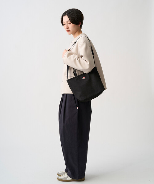 DANTON(ダントン)の「ORSAY MOYEN - Cotton Canvas 2-Way Bag(トートバッグ・レディース・ブラウン/アイボリー/レッド/ブルー/ブラック・-)」の11枚目の写真