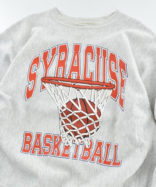 VINTAGE（ヴィンテージ）の「【USED】90’s RUGGED SWEATS "SYRACUSE BASKETBALL" リバースタイプ スウェット（スウェット・メンズ・グレー・LARGE）」の18枚目の写真
