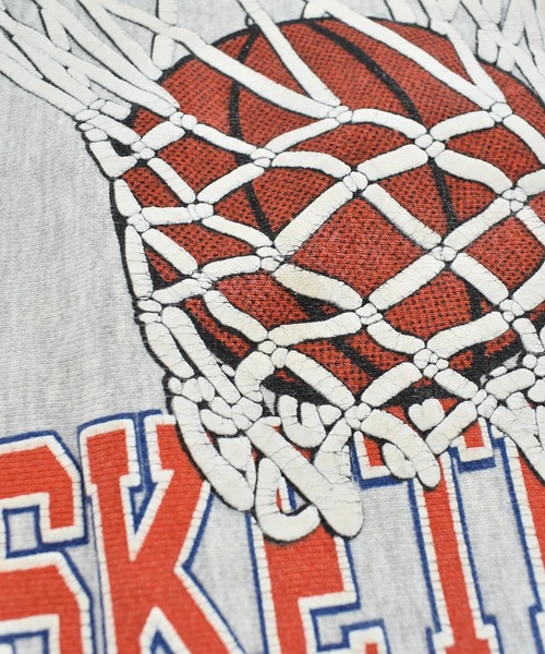 VINTAGE（ヴィンテージ）の「【USED】90’s RUGGED SWEATS "SYRACUSE BASKETBALL" リバースタイプ スウェット（スウェット・メンズ・グレー・LARGE）」の6枚目の写真