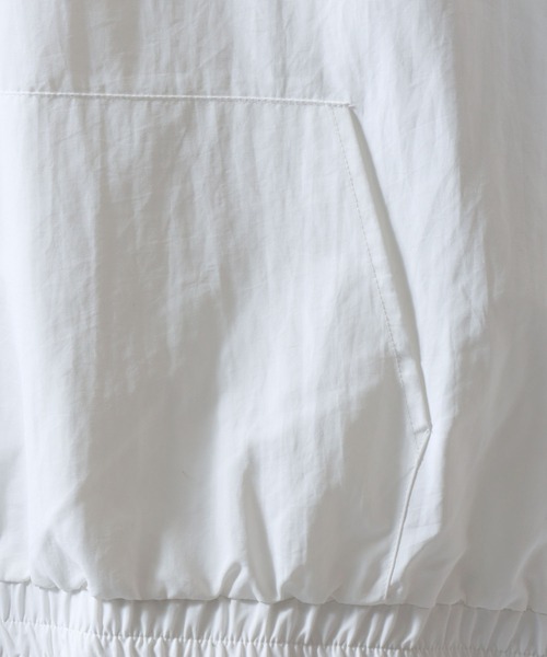 SITRY(シトリー)の「Anorak Jacket/オーバーサイズ アノラックジャケット ハーフジップ ナイロンプルオーバー トラックジャケット ブルゾン(ナイロンジャケット・メンズ・ブラック/オフホワイト/ネイビー/サックスブルー・L/M)」の12枚目の写真