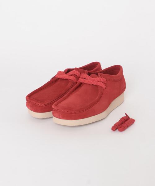 Clarks（クラークス）の「CLARKS　WALLABEE LITE（その他シューズ・レディース・ブラック/レッド・5/5.5/4.5）」の2枚目の写真