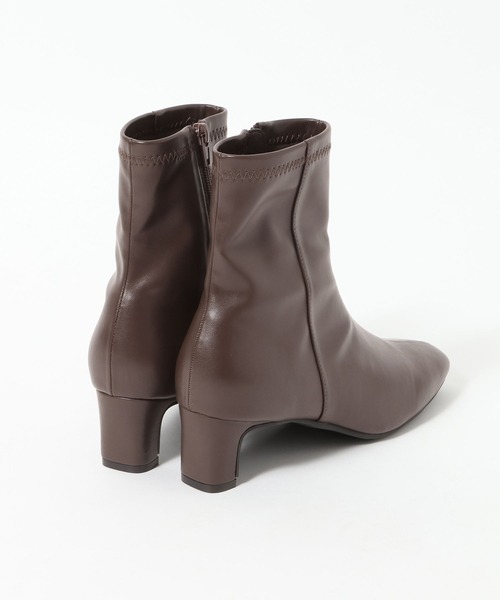 Andemiu（アンデミュウ）の「ストレッチショートブーツ/1063783（ブーツ・レディース・ブラック/ブラウン・MEDIUM/LARGE）」の7枚目の写真