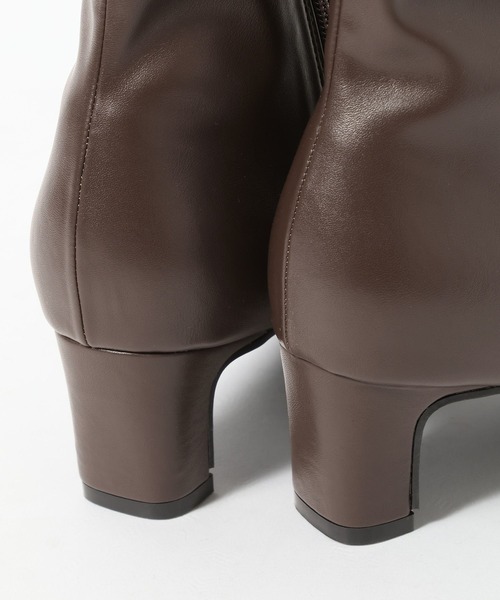 Andemiu（アンデミュウ）の「ストレッチショートブーツ/1063783（ブーツ・レディース・ブラック/ブラウン・MEDIUM/LARGE）」の11枚目の写真