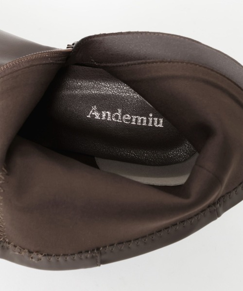 Andemiu（アンデミュウ）の「ストレッチショートブーツ/1063783（ブーツ・レディース・ブラック/ブラウン・MEDIUM/LARGE）」の14枚目の写真