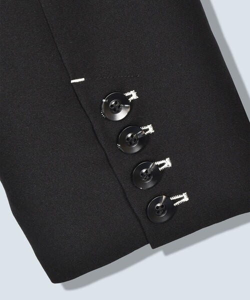 OMMO(オーエムエムオー)の「【OMMO(オーエムエムオー)】TUCK DETAIL JACKET/タックディティールジャケット(テーラードジャケット・レディース・ブラック/グレー・36/38)」の11枚目の写真