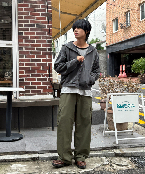 SIGNATURE（シグネチャ）の「ハーフバンディングカーブドカーゴパンツ[カーキ]（その他パンツ・レディース・その他・MEDIUM/LARGE）」の3枚目の写真