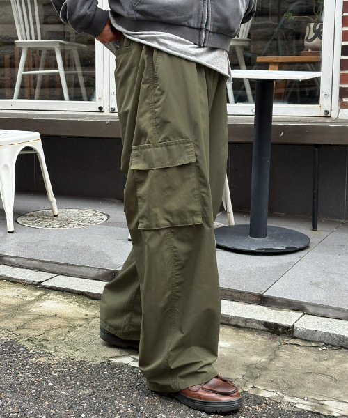 SIGNATURE（シグネチャ）の「ハーフバンディングカーブドカーゴパンツ[カーキ]（その他パンツ・レディース・その他・MEDIUM/LARGE）」の6枚目の写真