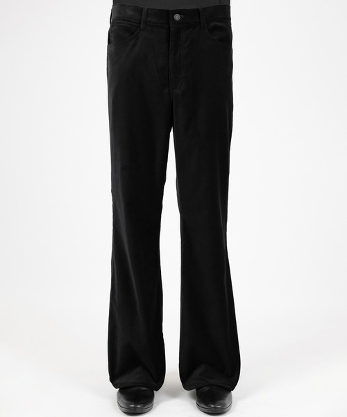LAD MUSICIAN(ラッドミュージシャン)の「COTTON VELVETEEN FLARE PANTS(その他パンツ・メンズ・ブラック・46/44/42)」の2枚目の写真