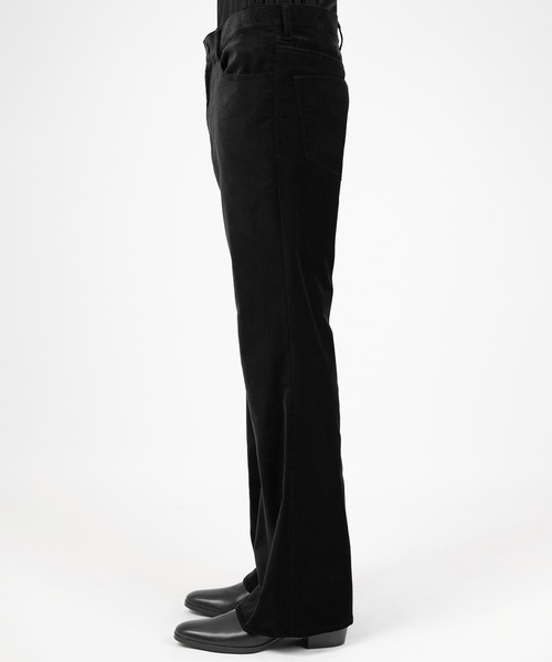 LAD MUSICIAN(ラッドミュージシャン)の「COTTON VELVETEEN FLARE PANTS(その他パンツ・メンズ・ブラック・46/44/42)」の3枚目の写真