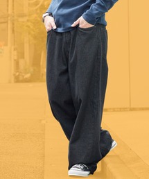 バレルレッグイージーデニムパンツ メンズライク ヴィンテージ ストリート カジュアル ゆったり 2026秋冬 秋服