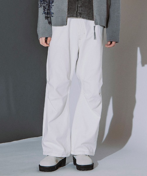 NO ID.（ノーアイディ）の「mp15503- ﾊﾞｲｱｽﾌﾛﾝﾄｺｸｰﾝPT パンツ(859006-582P)（その他パンツ・メンズ・グレー/ブラック/ホワイト・2/1）」の12枚目の写真
