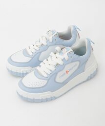 【Casablanca/カサブランカ】White & Powder Blue Court Sneaker APF24-SNK-017-02
