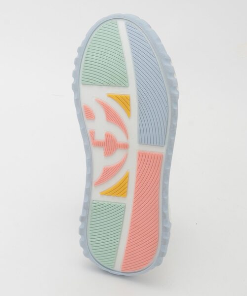 SOFFITTO(ソフィット)の「【Casablanca/カサブランカ】White & Powder Blue Court Sneaker APF24-SNK-017-02(スニーカー・レディース・サックスブルー・5)」の5枚目の写真
