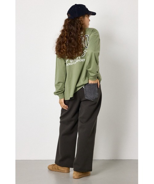 RODEO CROWNS WIDE BOWL(ロデオクラウンズワイドボウル)の「DENIM COMBO PANTS(デニムパンツ・レディース・ブルー系その他/ブルー/ブラック・SMALL/MEDIUM)」の8枚目の写真