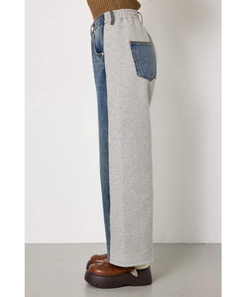 RODEO CROWNS WIDE BOWL(ロデオクラウンズワイドボウル)の「DENIM COMBO PANTS(デニムパンツ・レディース・ブルー系その他/ブルー/ブラック・SMALL/MEDIUM)」の21枚目の写真