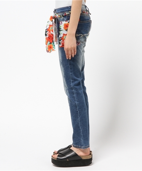 セール】「Desigual/デシグアル」アンクル丈デニムパンツ