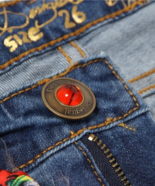 デシグアル　デニムアンクル　30 セール】「Desigual/デシグアル」アンクル丈デニムパンツ