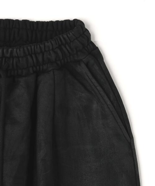 SIS（エスアイエス）の「SIS/エスアイエス/COATING SWEAT PANTS（スウェットパンツ・レディース・ブラック・F）」の4枚目の写真