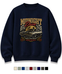 MIDNIGHT プリント オーバーサイズ グラフィック スウェット CP裏毛 9色