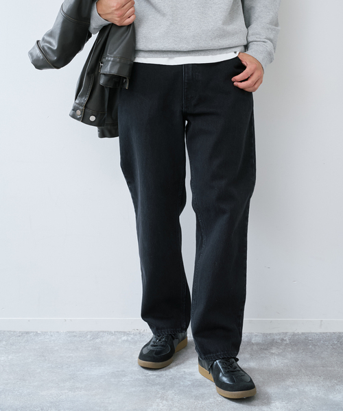 B.C STOCK(ベーセーストック)の「SLIM TAPERED JEANS(デニムパンツ・メンズ・ネイビー/ブラック・LARGE/MEDIUM/X-LARGE)」の6枚目の写真