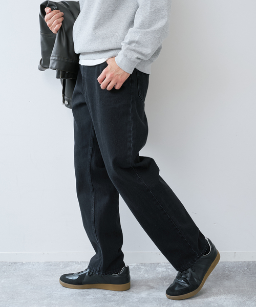 B.C STOCK(ベーセーストック)の「SLIM TAPERED JEANS(デニムパンツ・メンズ・ネイビー/ブラック・LARGE/MEDIUM/X-LARGE)」の7枚目の写真
