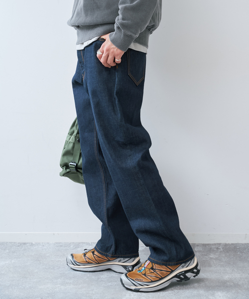 B.C STOCK(ベーセーストック)の「SLIM TAPERED JEANS(デニムパンツ・メンズ・ネイビー/ブラック・LARGE/MEDIUM/X-LARGE)」の14枚目の写真