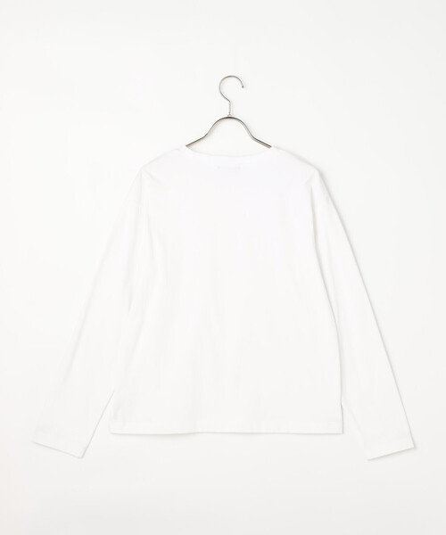 COMME CA ISM(コムサイズム)の「ロゴロンT(Tシャツ/カットソー・レディース・ブラック/ホワイト・M/L)」の8枚目の写真