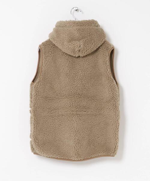 GYMPHLEX(ジムフレックス)の「GYMPHLEX BOA HOODED VEST(ダウンベスト・レディース・ライトグレー/アイボリー/ライトベージュ/ダークグレー・14)」の14枚目の写真